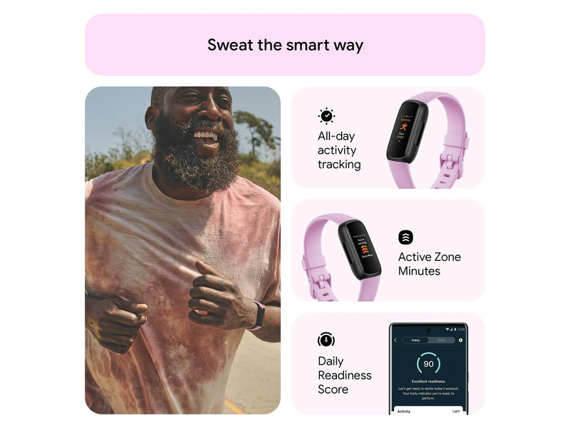 Fitbit Inspire 3 Black/Lilac Bliss