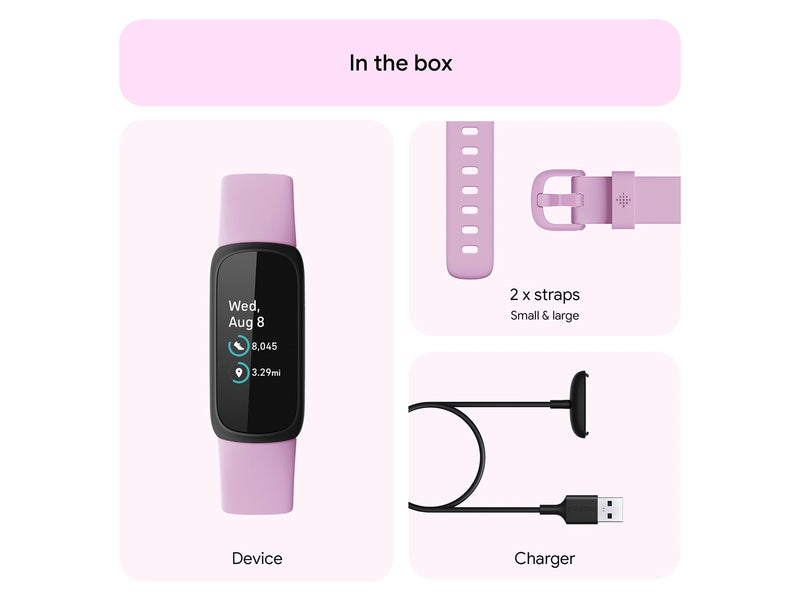 Fitbit Inspire 3 Black/Lilac Bliss