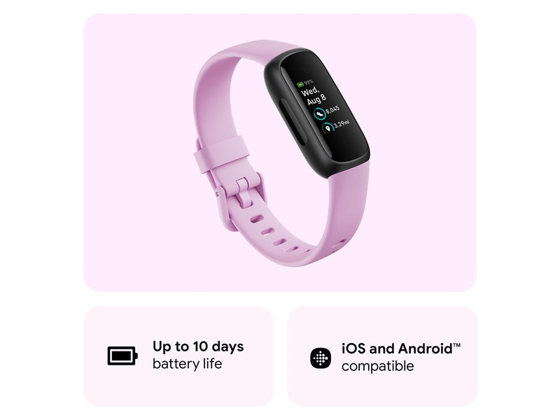 Fitbit Inspire 3 Black/Lilac Bliss