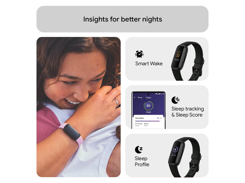 Fitbit Inspire 3 Black/Midnight Zen