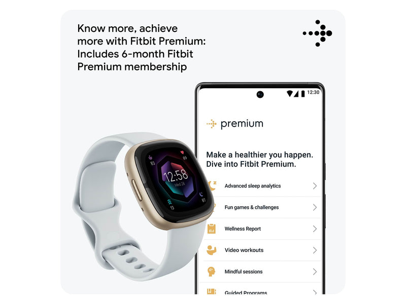Fitbit Sense 2 Blue Mist/Soft Gold
