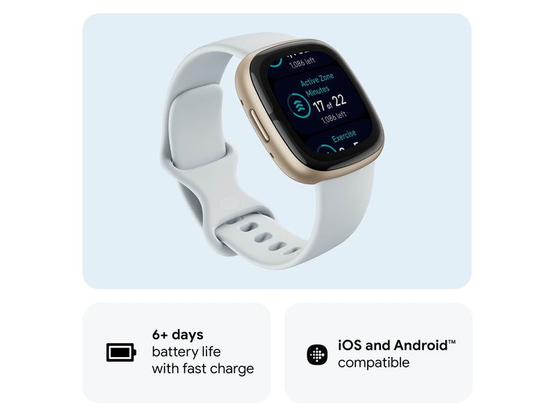 Fitbit Sense 2 Blue Mist/Soft Gold