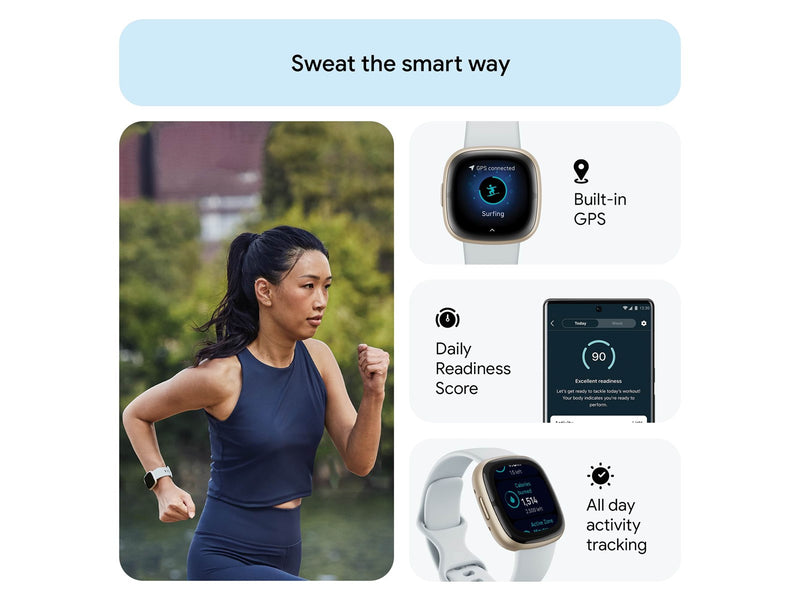 Fitbit Sense 2 Blue Mist/Soft Gold
