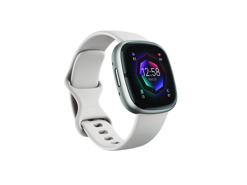 Fitbit Sense 2 Lunar White/Platinum