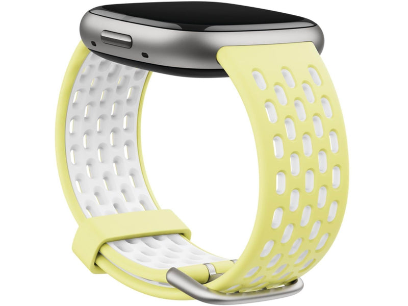 Fitbit Versa 3/4 & Sense/2 Glow Up/Frost White Small