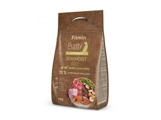 Fitmin Purity dog Rice Semimoist Rabbit & Lamb 4 kg