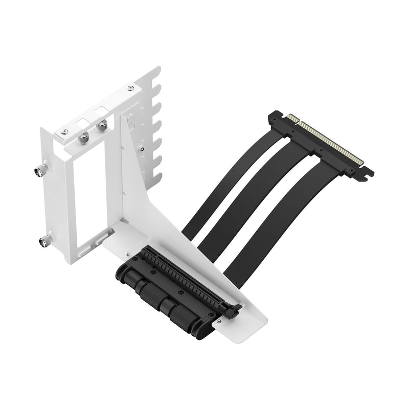Fractal Design Flex 2 PCIe 4.0 x16 White, Halterung + Verlängerungskabel (weiß, 19,5cm)