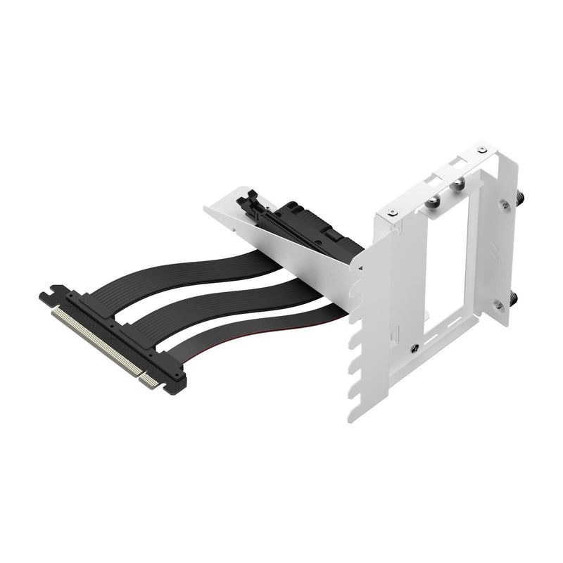 Fractal Design Flex 2 PCIe 4.0 x16 White, Halterung + Verlängerungskabel (weiß, 19,5cm)