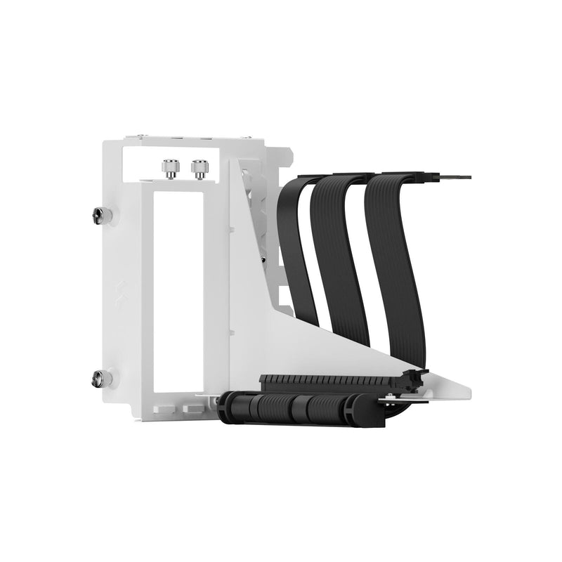 Fractal Design Flex 2 PCIe 4.0 x16 White, Halterung + Verlängerungskabel (weiß, 19,5cm)