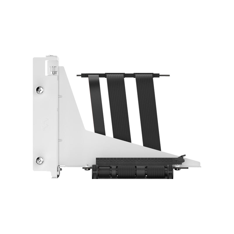 Fractal Design Flex 2 PCIe 4.0 x16 White, Halterung + Verlängerungskabel (weiß, 19,5cm)
