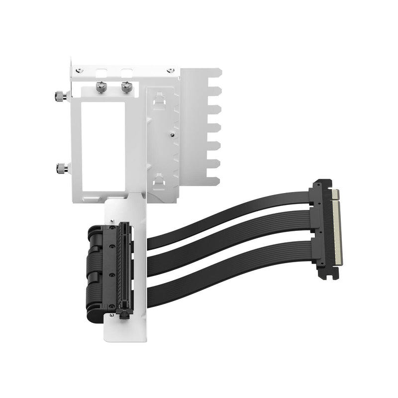 Fractal Design Flex 2 PCIe 4.0 x16 White, Halterung + Verlängerungskabel (weiß, 19,5cm)