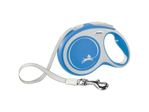 Flexi New Comfort L Tape Leash 8m 50kg Blue