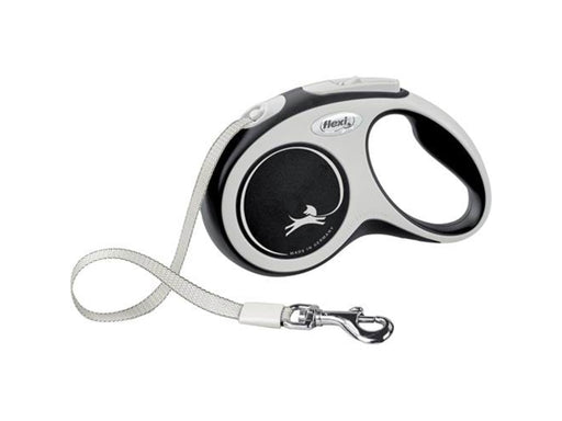 Flexi New Comfort S Tape Leash 5m 15kg Black