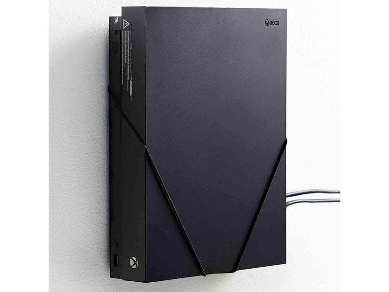 Floating Grip Xbox One X wall mount - Black - Max 10 kg - recommended for
