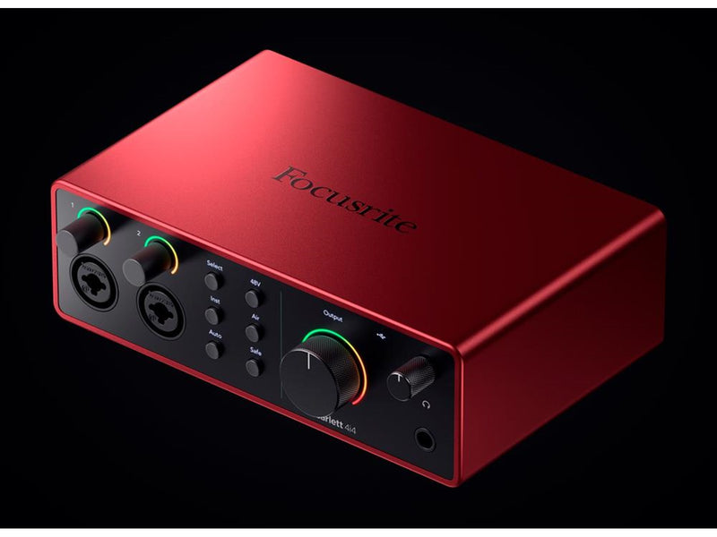 Focusrite Scarlett 4i4 4th Gen - 4-in/4- out audio interface