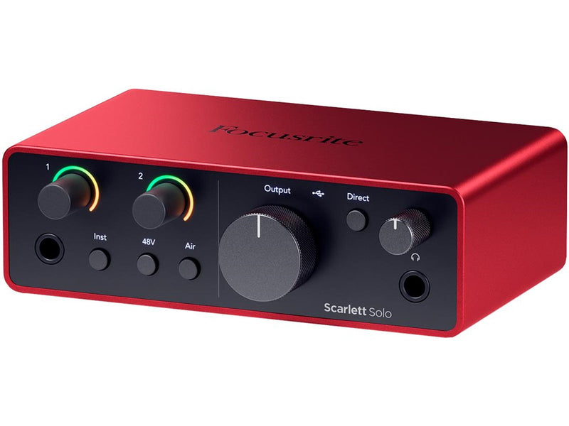Focusrite Scarlett Solo 4th Gen - 1-in/1-out audio interface