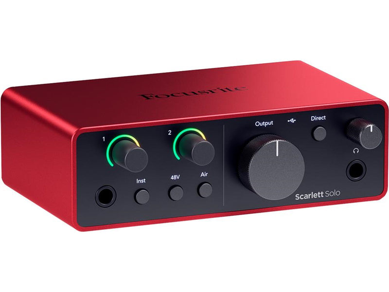 Focusrite Scarlett Solo 4th Gen - 1-in/1-out audio interface