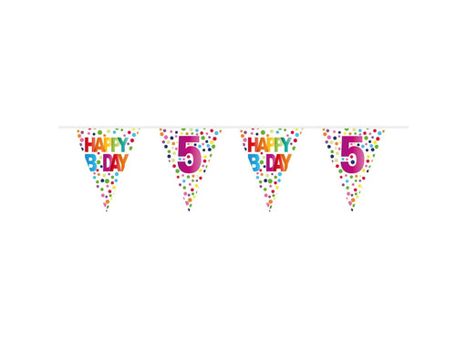 Folat BV Flag line Confetti 5 years 10 meters.