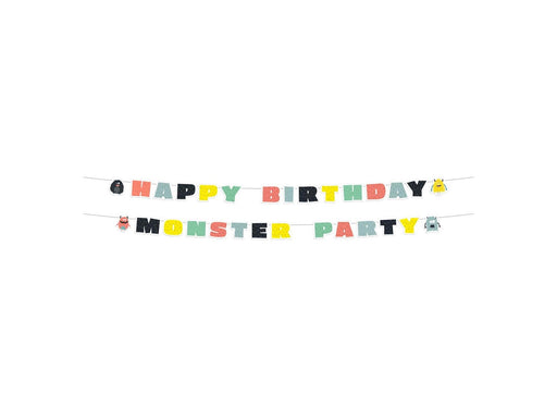 Folat BV Letter garland Monster Bash 2 pcs.