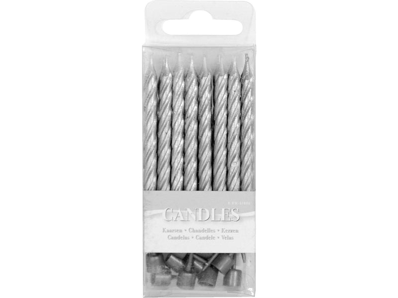 Folat BV - Silver Candles 16 pcs.