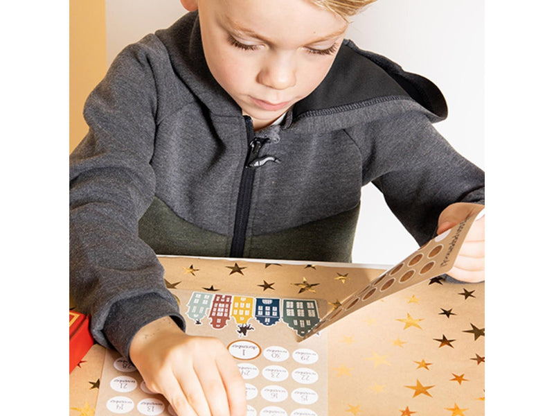 Folat BV Sinterklaas Countdown Calendar with Stickers Welcome Sint & Piet
