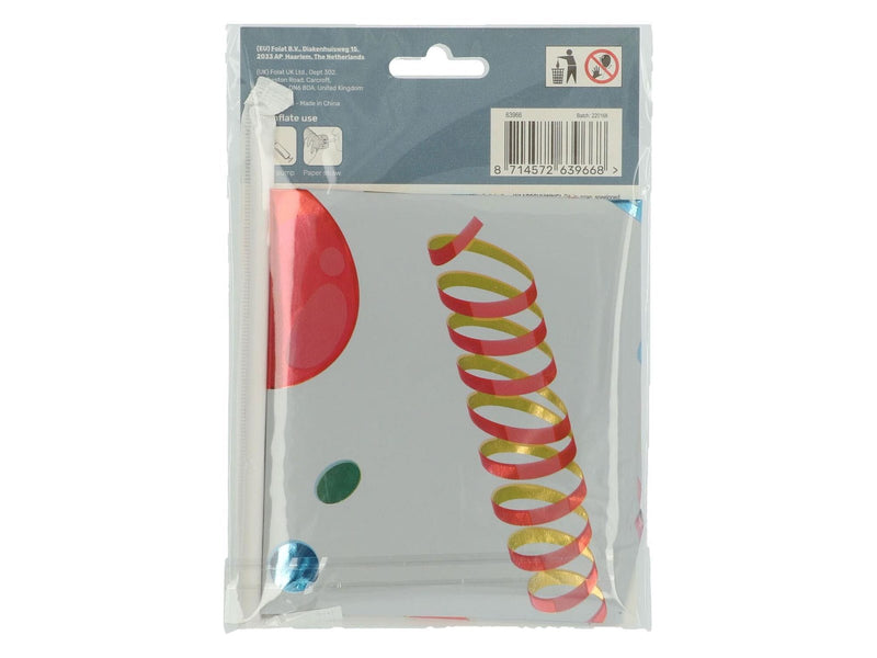 Folat BV - Standing Foil Balloon Joyful Party Number 6 -72cm