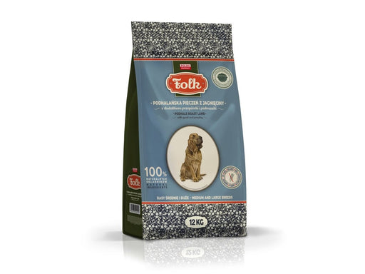 Folk Medium and large breeds Podhale-style lamb roast with quail and parsley - dry dog food - 12kg