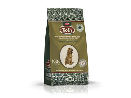 Folk Medium and large breeds Traditional Greater Poland duck with rabbit apples and marjoram - dry dog food - 12kg