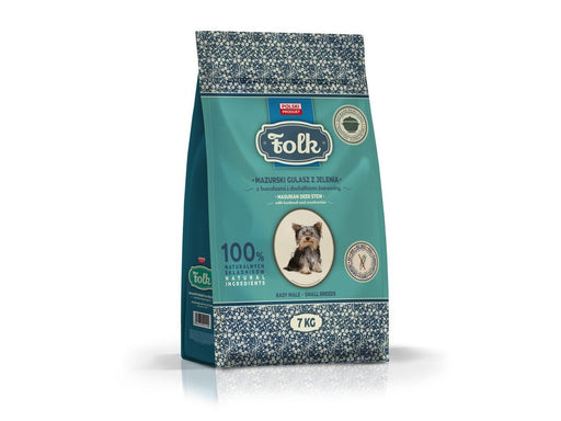 Folk Small breeds Traditional masurian venison stew with beets and cranberries - dry dog food - 7kg