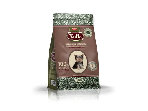 Folk Small breeds Traditional polish meat feast with rabbit lamb and quail - dry dog food - 1.6kg