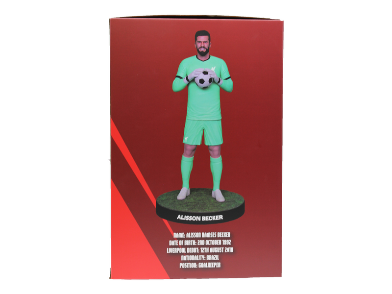 Footballs Finest - ALISSON BECKER - OFFICIAL LIVERPOOL FC - FOOTBALL'S FINEST 60CM RESIN STATUE - Figur
