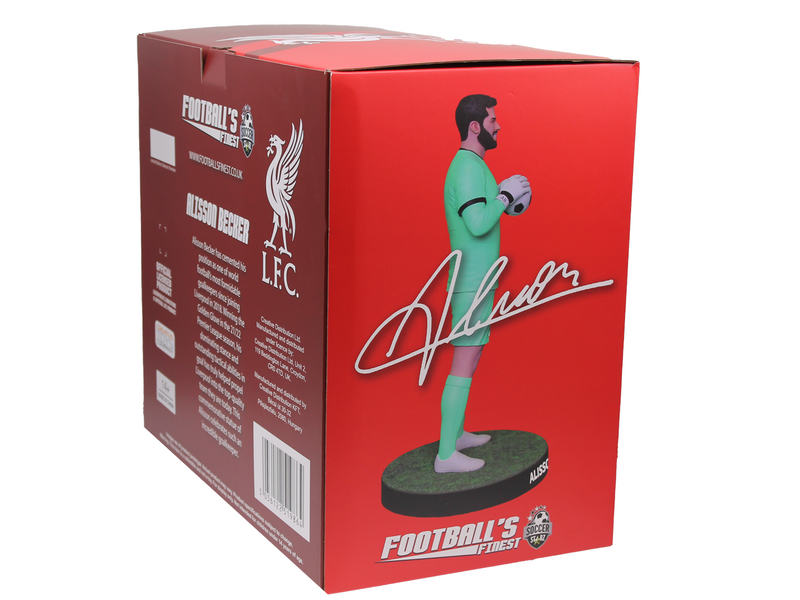 Footballs Finest - ALISSON BECKER - OFFICIAL LIVERPOOL FC - FOOTBALL'S FINEST 60CM RESIN STATUE - Figur