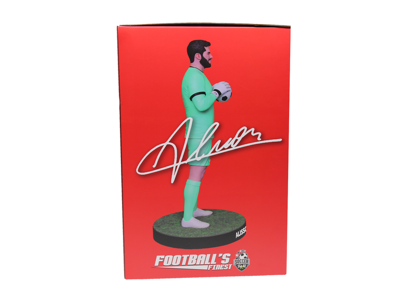 Footballs Finest - ALISSON BECKER - OFFICIAL LIVERPOOL FC - FOOTBALL'S FINEST 60CM RESIN STATUE - Figur