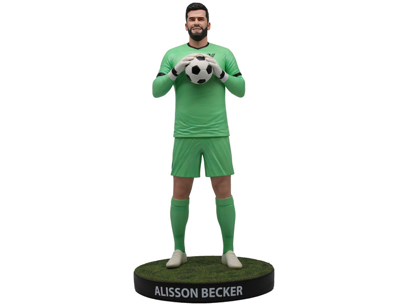 Footballs Finest - ALISSON BECKER - OFFICIAL LIVERPOOL FC - FOOTBALL'S FINEST 60CM RESIN STATUE - Figur