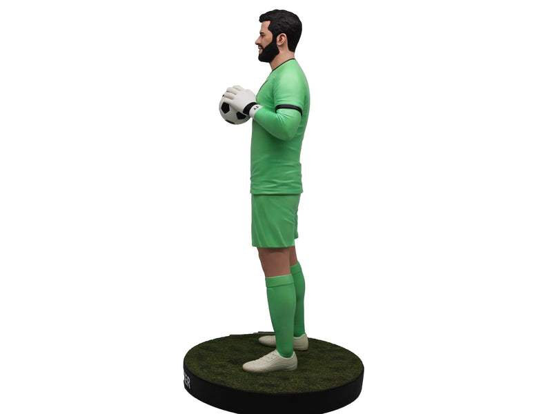 Footballs Finest - ALISSON BECKER - OFFICIAL LIVERPOOL FC - FOOTBALL'S FINEST 60CM RESIN STATUE - Figur