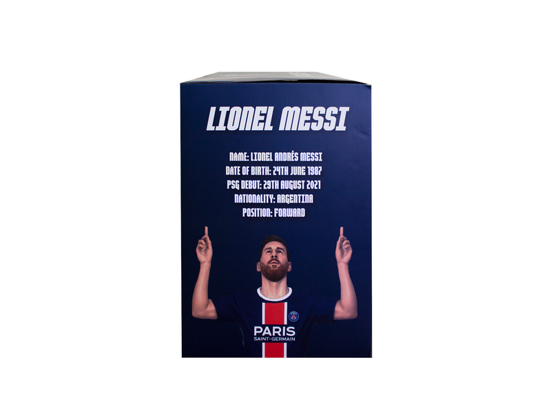 Footballs Finest - LIONEL MESSI - OFFICIAL PSG - FOOTBALL'S FINEST 60CM RESIN STATUE - Figur
