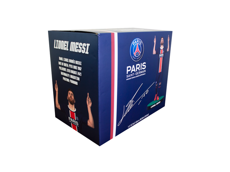Footballs Finest - LIONEL MESSI - OFFICIAL PSG - FOOTBALL'S FINEST 60CM RESIN STATUE - Figur