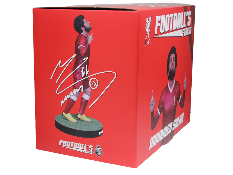 Footballs Finest - MOHAMED SALAH - OFFICIAL LIVERPOOL FC - FOOTBALL'S FINEST 60CM RESIN STATUE - Figur
