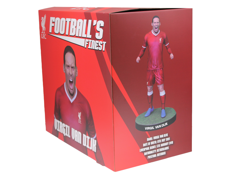 Footballs Finest - VIRGIL VAN DIJK - OFFICIAL LIVERPOOL FC - FOOTBALL'S FINEST 60CM RESIN STATUE - Figur