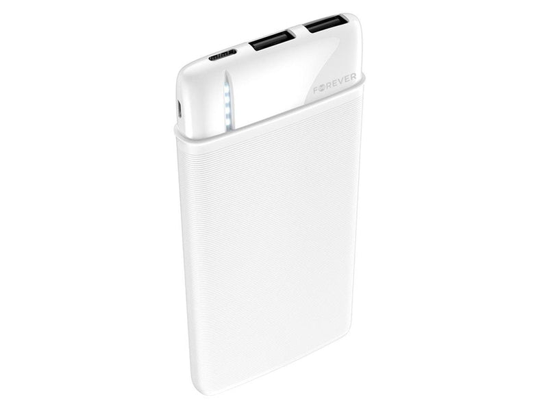 Forever TB-100M 10.000 mAh Powerbank White - 10000 mAh