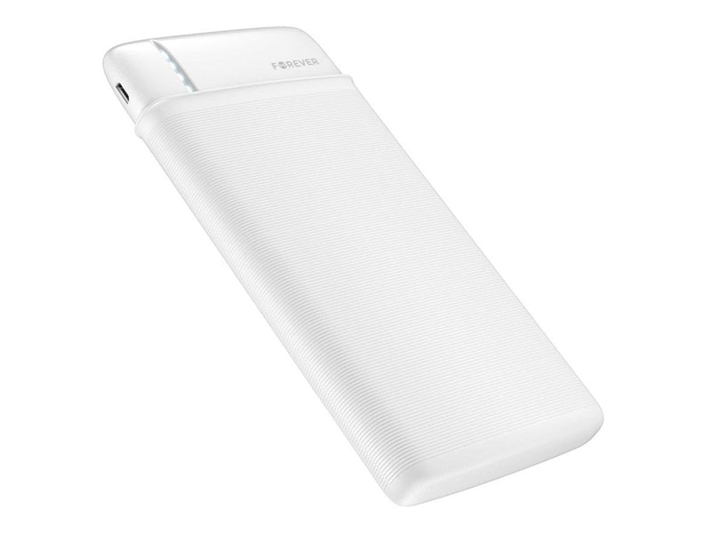 Forever TB-100M 10.000 mAh Powerbank White - 10000 mAh