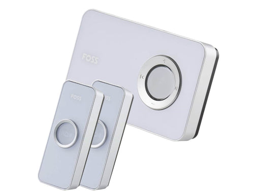 Foss Europe TREND Doorbell DESIGN - Optional ringing sound White