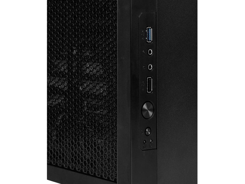 Fractal Design Core 1000 USB 3.0 - Gehäuse - Minitower - Schwarz