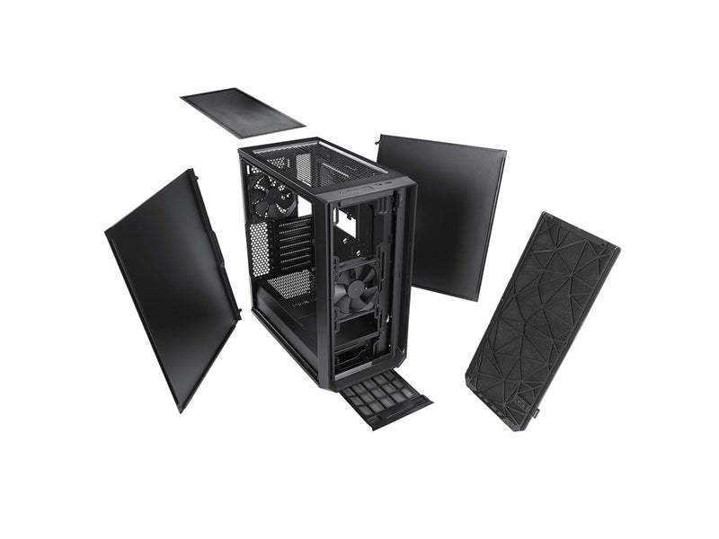 Fractal Design Meshify C Solid Side Panel - Gehäuse - Miditower - Schwarz