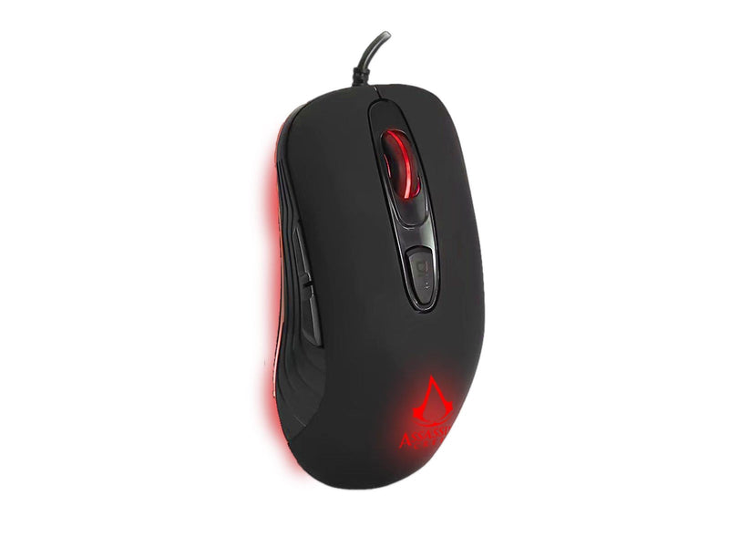 Freaks And Geeks Assassin's Creed Wired Gaming Mouse - Gaming Maus (Schwarz)