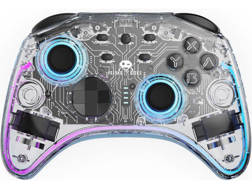 Freaks And Geeks Draadloze Wireless Controller - Transparant - Wireless Controller - Nintendo Switch