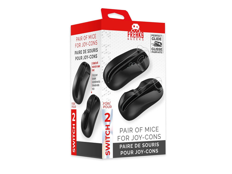 Freaks And Geeks Pair of Mice for Joy-Con - Black - Nintendo Switch 2