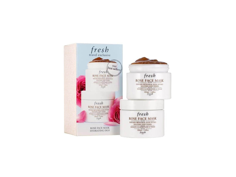 Fresh Set Duo  Rose Soothing & Toning Cream Mas
