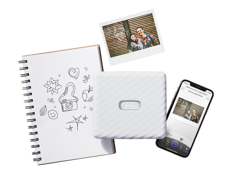 Fujifilm INSTAX Link Wide - White - Farbe - LED