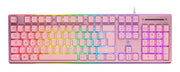 Deltaco PK75 Gaming Tastatur, Pink